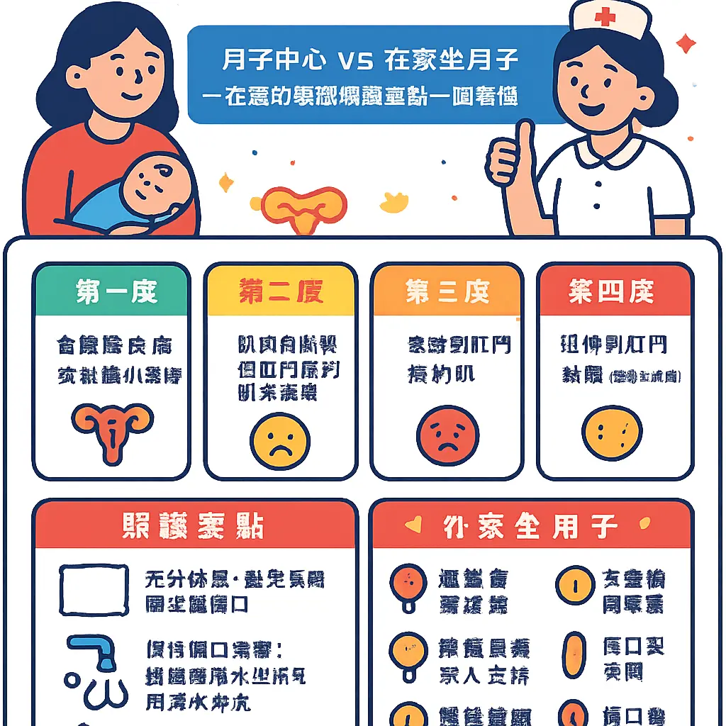 坐月子是什麼 - 会阴撕裂伤