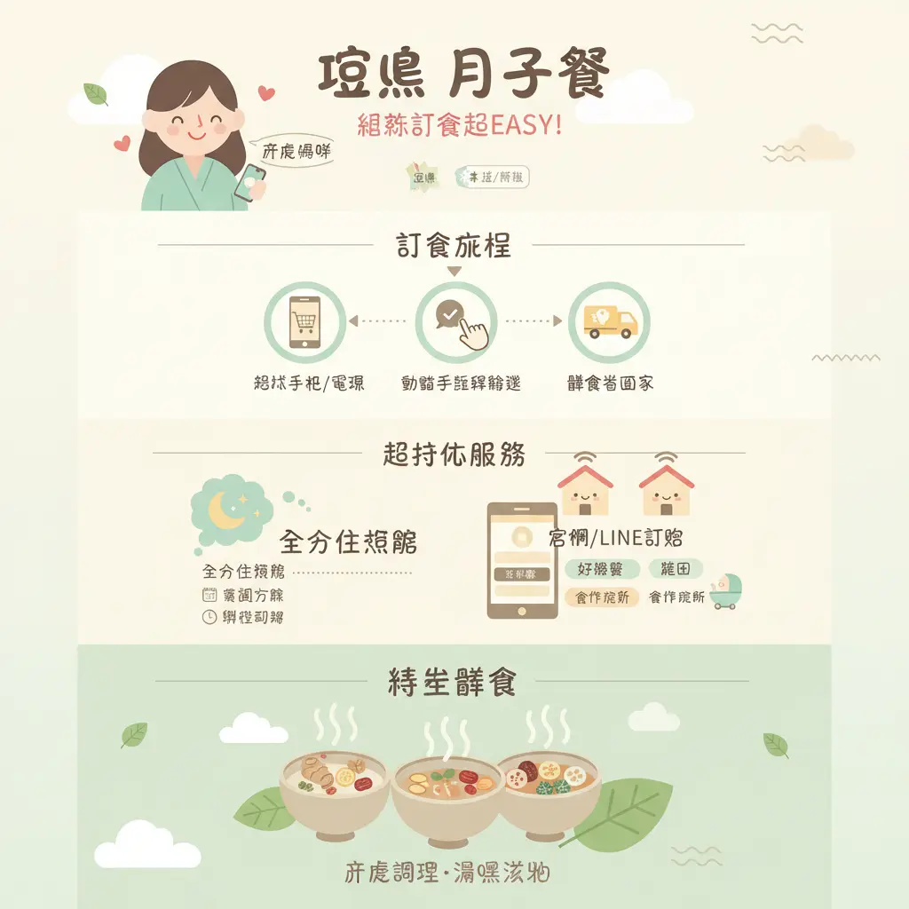 宜蘭 月子餐 - 生理餐