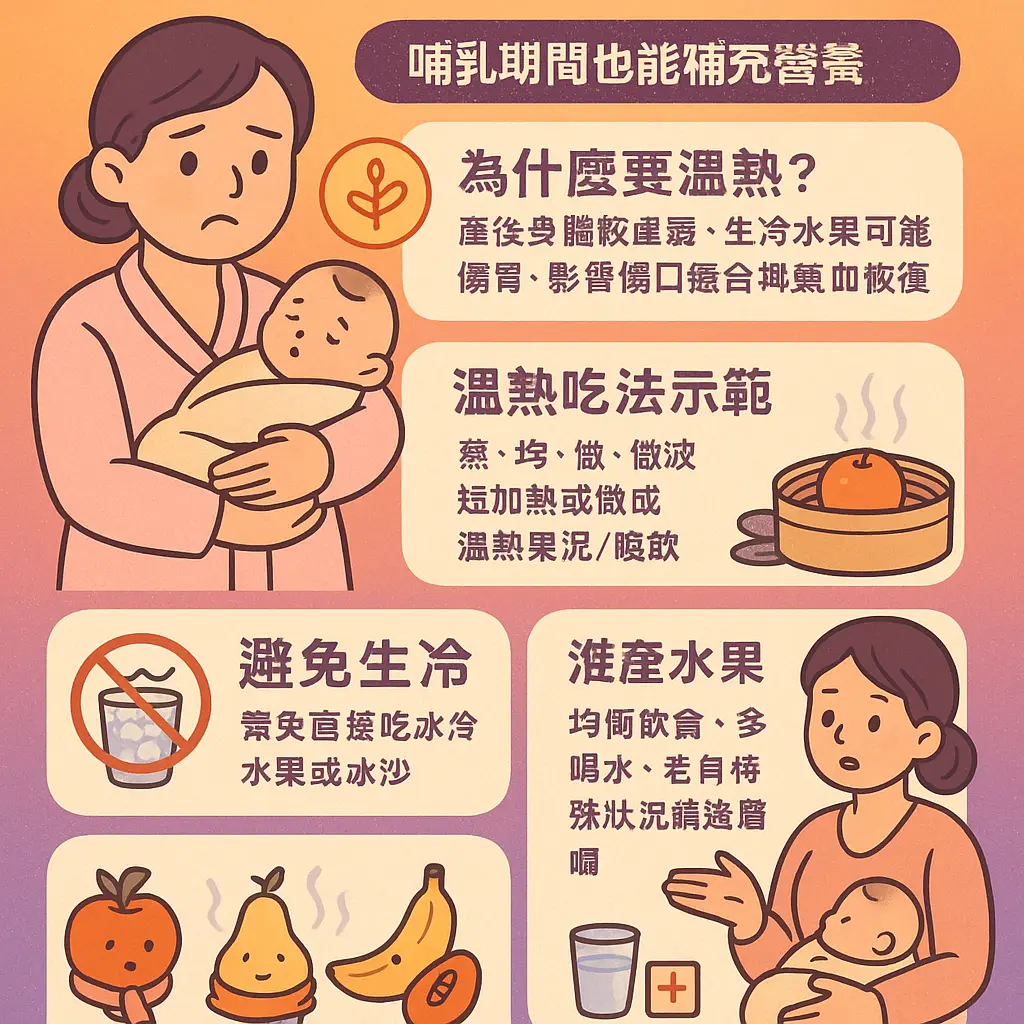 坐月子可以吃什麼水果 - 哺乳