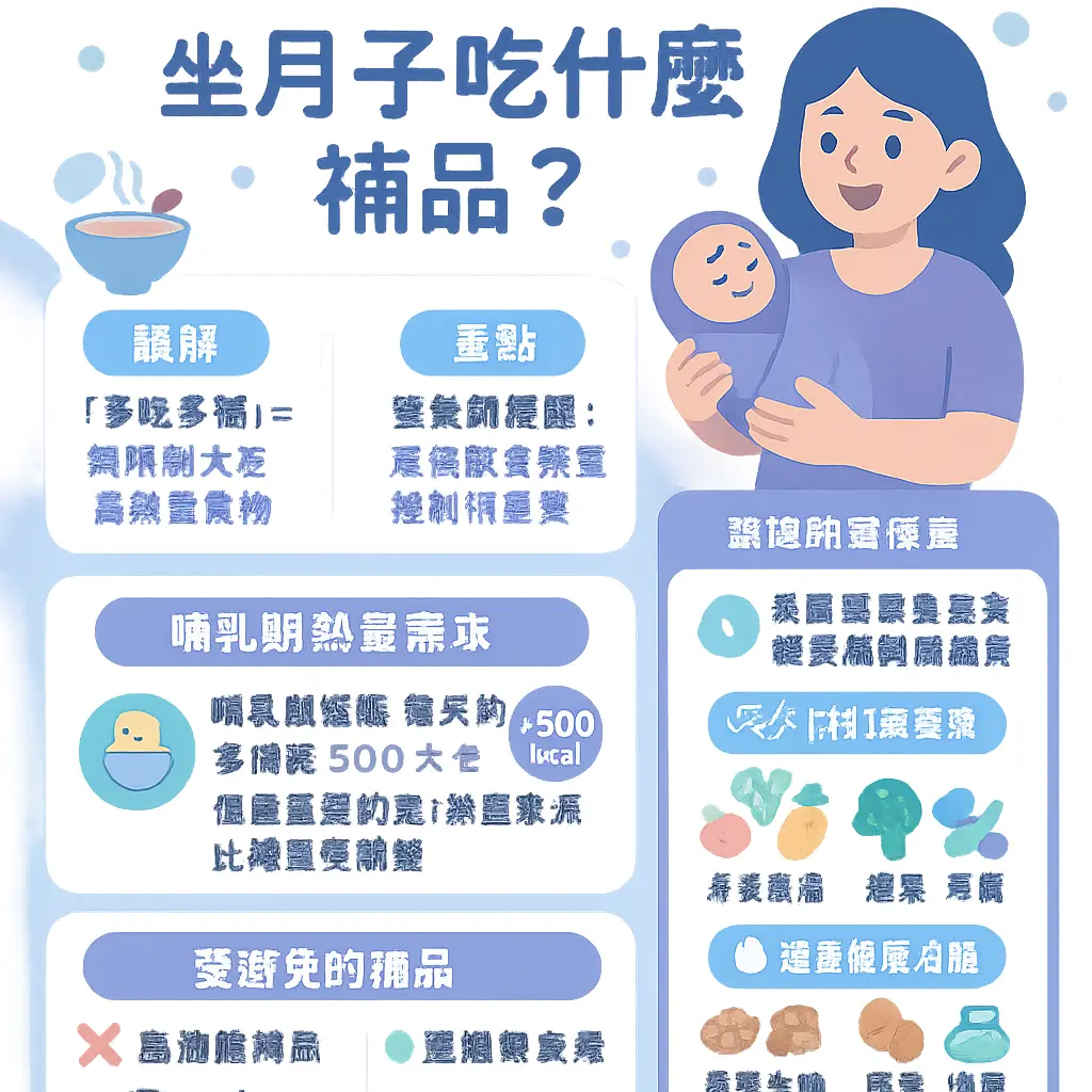 坐月子吃什麼補品 - 產後修復