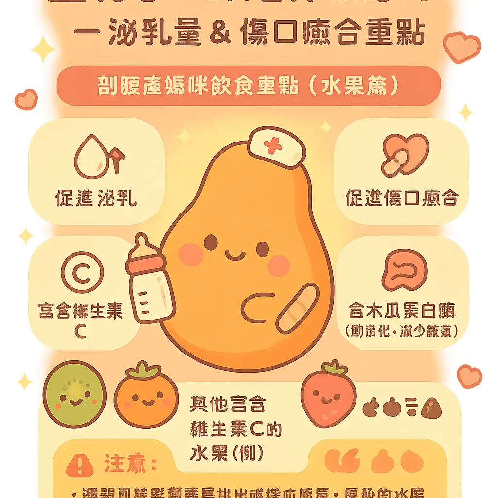 坐月子可以吃什麼水果 - 泌乳量