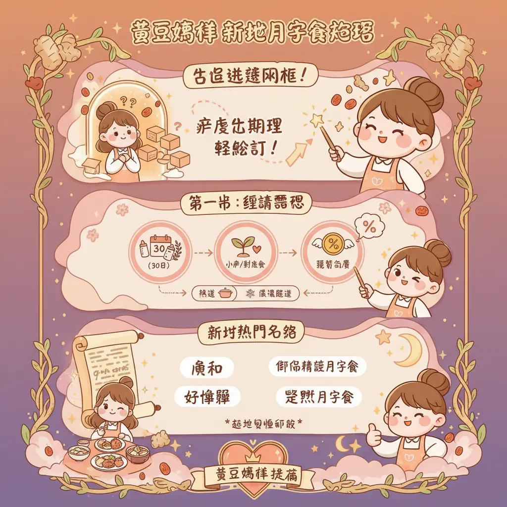 月子餐 新竹 - 黃豆媽咪