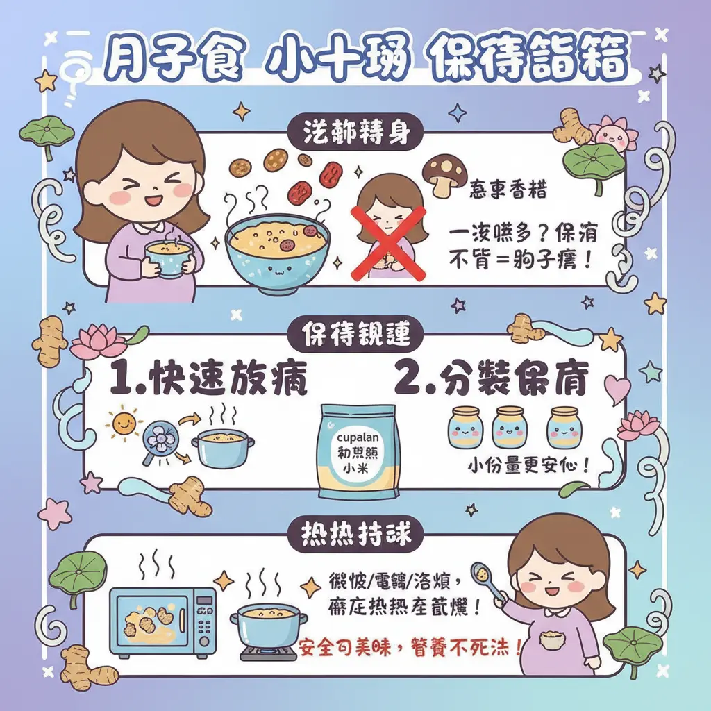 月子餐 小米粥 - 桂圓