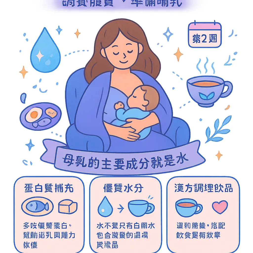 月子餐第二週食譜 - 母乳