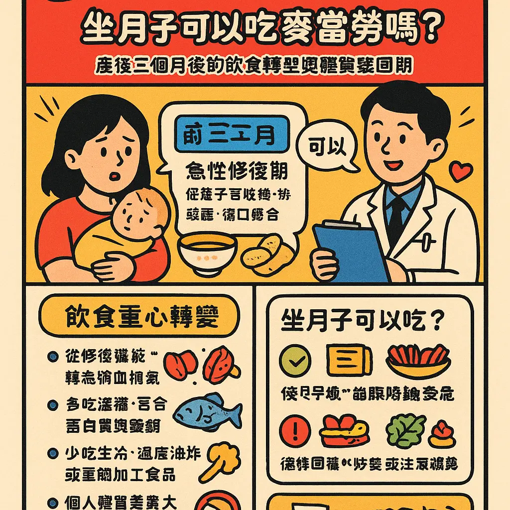 坐月子可以吃麥當勞嗎 - 產後調理