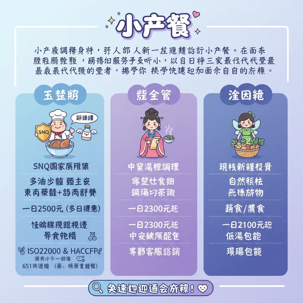 2026年小產餐品牌比較：玉膳坊、紫金堂、津田生機價格與特色一次看