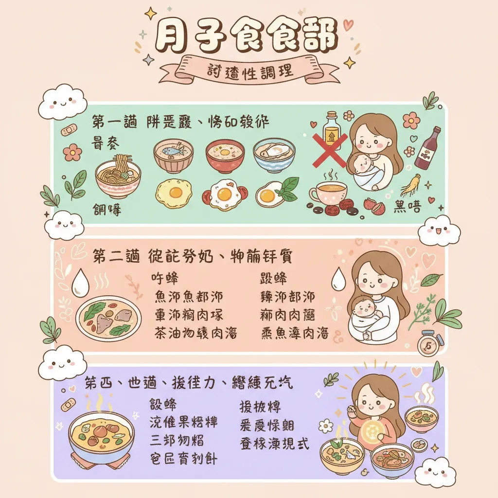 2026 產後三階段調養食譜：排惡露、發奶、恢復體力完整菜單