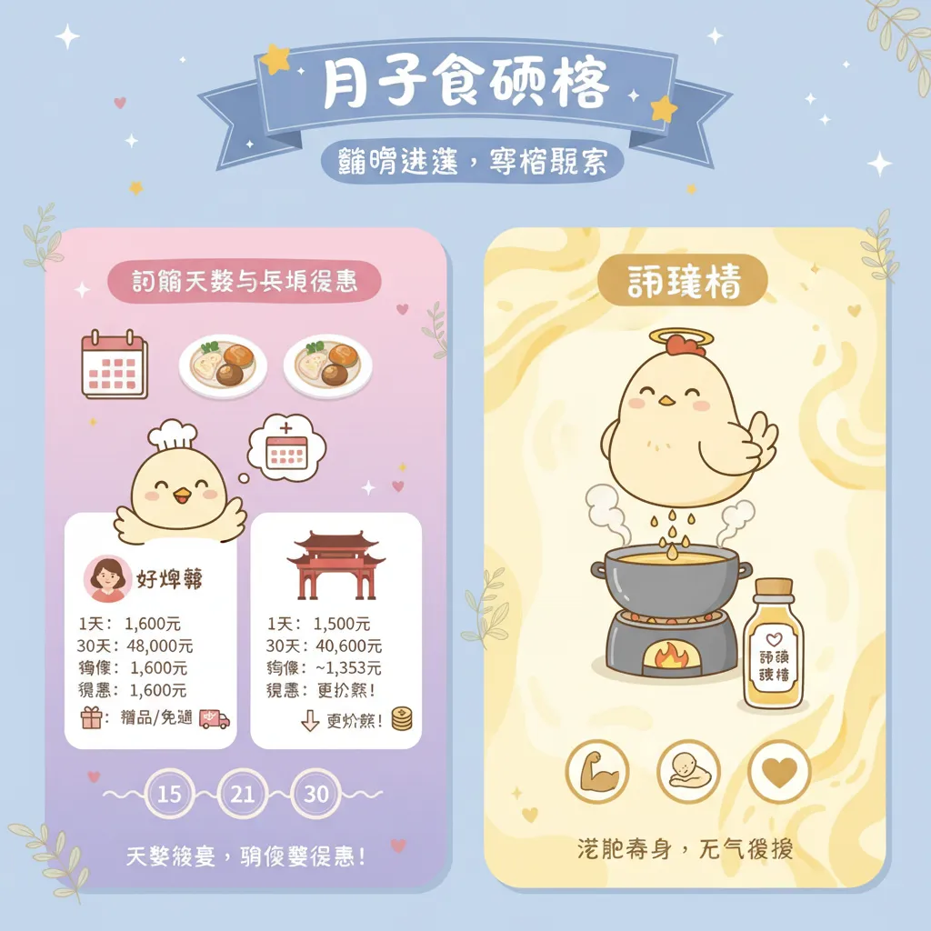 影響月子餐價格的關鍵因素：天數、餐數與服務模式