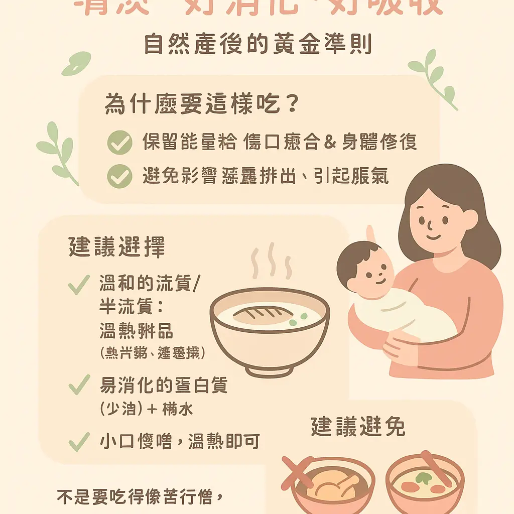 自然產後第一餐 - 自然產