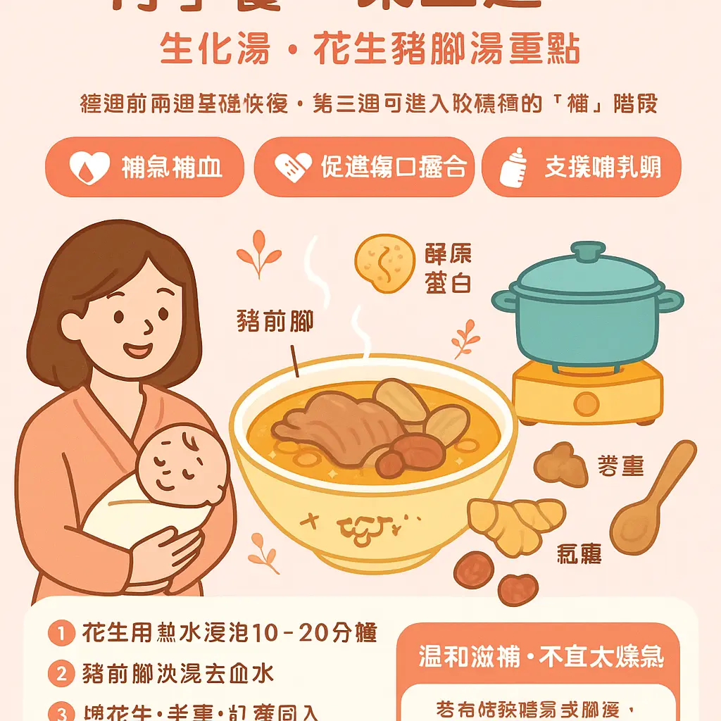 月子餐第三週食譜 - 生化湯