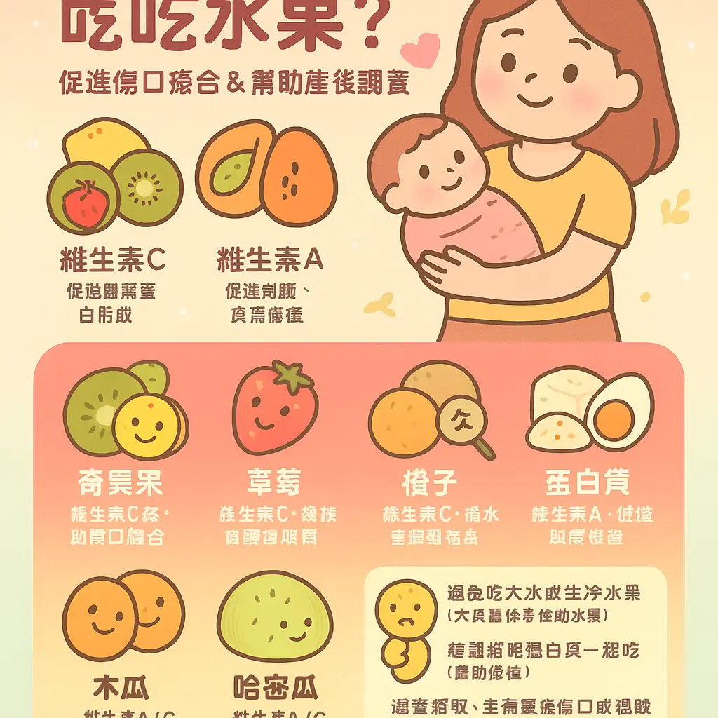 坐月子可以吃什麼水果 - 產後調養