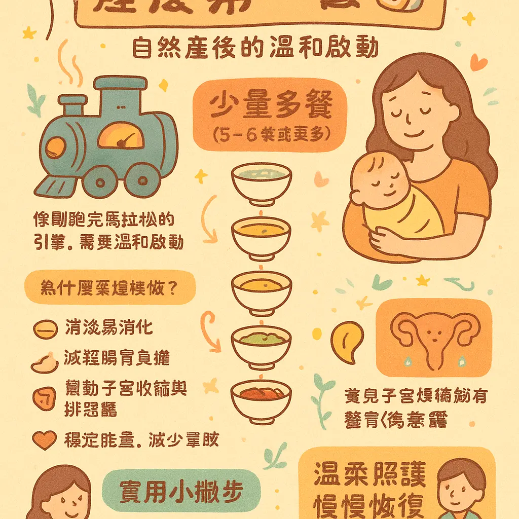 自然產後第一餐 - 哺乳期