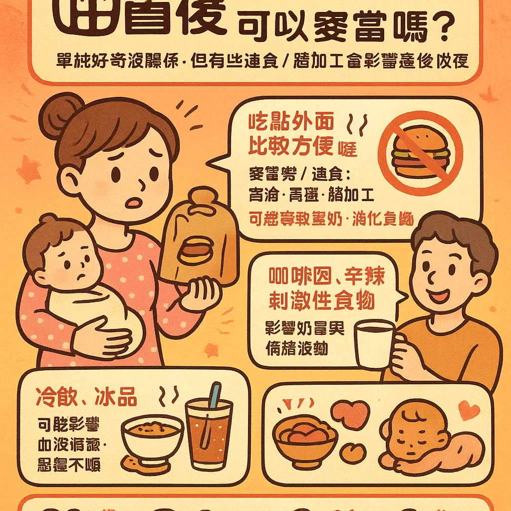 坐月子可以吃麥當勞嗎 - 自然產