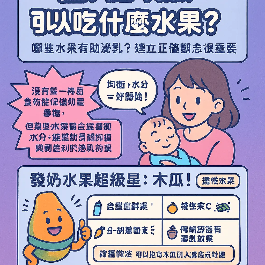 坐月子可以吃什麼水果 - 產後媽媽